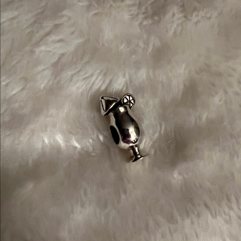 LK NW 🍹 STAMPED 925 STERLING SILVER TALL UMBRELLA DRINK COCKTAIL BRACELET CHARM - Picture 3 of 12